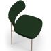 Kit 02 Cadeiras Para Sala De Jantar Melina Base Arena L02 Suede Verde Musgo - Lyam Decor