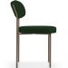 Kit 02 Cadeiras Para Sala De Jantar Melina Base Arena L02 Suede Verde Musgo - Lyam Decor