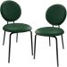Kit 02 Cadeiras Para Sala de Jantar Cozinha Évora L02 Couríssimo Verde Musgo - Lyam