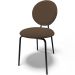 Kit 02 Cadeiras Para Sala de Jantar Cozinha Évora L02 Suede Marrom - Lyam
