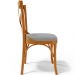 Kit 02 Cadeiras Para Sala de Jantar e Estar Living Estofada Ávila L02 Suede Cinza - Lyam