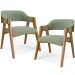 Kit 02 Cadeiras Para Sala de Jantar e Estar Living Estofada Suran L02 Bouclê Oliva - Lyam