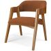 Kit 02 Cadeiras Para Sala de Jantar e Estar Living Estofada Suran L02 Bouclê Terracota - Lyam