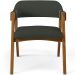 Kit 02 Cadeiras Para Sala de Jantar e Estar Living Estofada Suran L02 Linho Verde Musgo - Lyam