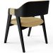Kit 02 Cadeiras Para Sala de Jantar e Estar Living Estofada Suran L02 Preto Couríssimo Fendi - Lyam