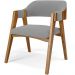 Kit 02 Cadeiras Para Sala de Jantar e Estar Living Estofada Suran L02 Suede Cinza - Lyam