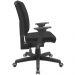 Kit 02 Cadeiras de Escritório Diretor Office Giratória Preto Alta Flexi P03 Poliéster Preto - Lyam