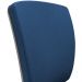 Kit 02 Cadeiras de Escritório Fixa Executiva Office Preto Slim Alta Flexi P03 Poliéster Azul - Lyam