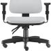 Kit 02 Cadeiras de Escritório Giratória Executiva Ergonômica Sky L02 Couro Sintético Branco - Lyam Decor