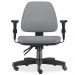 Kit 02 Cadeiras de Escritório Giratória Executiva Ergonômica Sky L02 Couro Sintético Cinza - Lyam Decor