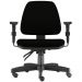 Kit 02 Cadeiras de Escritório Giratória Executiva Ergonômica Sky L02 Crepe Preto - Lyam Decor