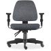 Kit 02 Cadeiras de Escritório Giratória Executiva Ergonômica Sky L02 Linho Chumbo - Lyam Decor