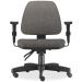 Kit 02 Cadeiras de Escritório Giratória Executiva Ergonômica Sky L02 Linho Cinza Escuro - Lyam Decor