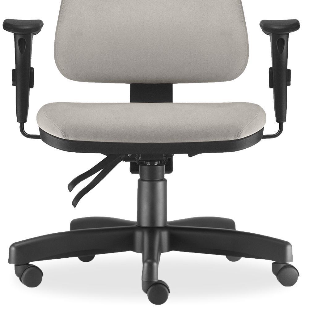 Kit 02 Cadeiras de Escritório Giratória Executiva Ergonômica Sky L02 Suede Bege - Lyam Decor