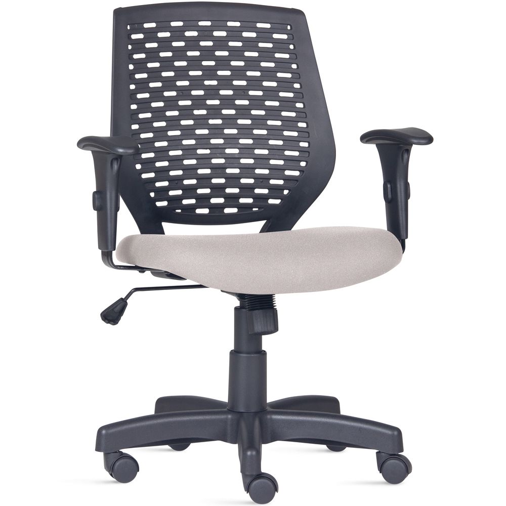 Kit 02 Cadeiras de Escritório Giratória Executiva Ergonômica Tech L02 Suede Bege - Lyam Decor