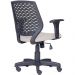 Kit 02 Cadeiras de Escritório Giratória Executiva Ergonômica Tech L02 Suede Bege - Lyam Decor