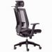 Kit 02 Cadeiras de Escritório Giratória Presidente Executiva Song F02 Preto - Lyam Decor