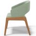 Kit 02 Cadeiras de Jantar e Estar Living Estofada Lince L02 Bouclê Oliva - Lyam Decor