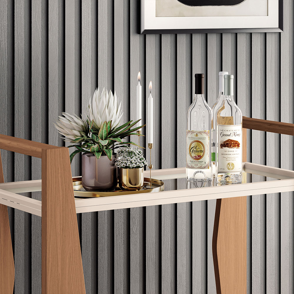 Kit 02 Carrinhos Decorativos Bar Café Multiuso B01 Belga Off White Nature - Lyam Decor