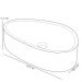 Kit 02 Cubas de Apoio Gota Para Banheiro Lavabo C01 BG43W Branco - Lyam