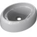 Kit 02 Cubas de Apoio Oval Para Banheiro Lavabo C01 Capri O39 Cinza - Lyam Decor