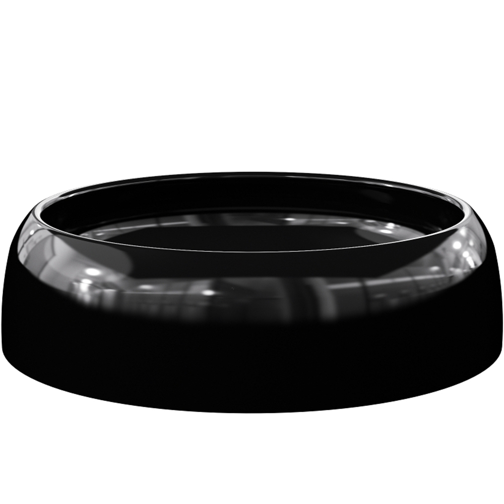 Kit 02 Cubas de Apoio Oval Para Banheiro Lavabo C01 Capri O39 Preto - Lyam Decor