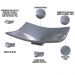 Kit 02 Cubas de Apoio Para Banheiro Lavabo C01 Folha F44 Cinza - Lyam Decor