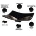 Kit 02 Cubas de Apoio Para Banheiro Lavabo C01 Folha F44 Preto - Lyam Decor