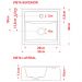 Kit 02 Cubas de Apoio Quadrada C01 Para Banheiro Lavabo Q32W Branco - Lyam Decor