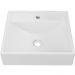 Kit 02 Cubas de Apoio Quadrada Para Banheiro Lavabo C01 Q39W Branco - Lyam Decor