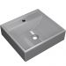 Kit 02 Cubas de Apoio Quadrada Para Banheiro Lavabo C01 Q39W Cinza - Lyam Decor