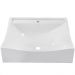 Kit 02 Cubas de Apoio Quadrada Para Banheiro Lavabo C01 Q440 Branco - Lyam Decor
