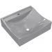 Kit 02 Cubas de Apoio Quadrada Para Banheiro Lavabo C01 Q440 Cinza - Lyam Decor