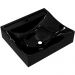 Kit 02 Cubas de Apoio Quadrada Para Banheiro Lavabo C01 Q440 Preto - Lyam Decor