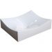 Kit 02 Cubas de Apoio Retangular Para Banheiro Lavabo C01 ML44W Bege - Lyam Decor