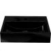 Kit 02 Cubas de Apoio Retangular Para Banheiro Lavabo C01 Q450 Preto - Lyam Decor