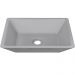 Kit 02 Cubas de Apoio Retangular Para Banheiro Lavabo C01 RT45 Cinza - Lyam Decor