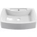 Kit 02 Cubas de Apoio Retangular Para Banheiro Lavabo C01 RT50 Branco - Lyam Decor