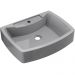Kit 02 Cubas de Apoio Retangular Para Banheiro Lavabo C01 RT50 Cinza - Lyam Decor