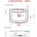 Kit 02 Cubas de Apoio Retangular Para Banheiro Lavabo C01 RT50 Cinza - Lyam Decor