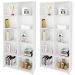Kit 02 Estantes Multiuso com 10 Nichos Clean A02 187x90 Branco - Lyam Decor