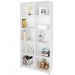 Kit 02 Estantes Multiuso com 10 Nichos Clean A02 187x90 Branco - Lyam Decor