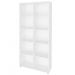 Kit 02 Estantes Multiuso com 10 Nichos Clean A02 187x90 Branco - Lyam Decor