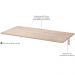 Kit 02 Mesas Dobráveis de Parede Cozinha Slim L03 Suspensa 90x45 BP Amadeirado Fosco - Lyam Decor