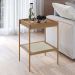Kit 02 Mesas Lateral Para Sala de Estar Industrial Indy A03 Hanover Dourado - Lyam Decor