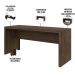 Kit 02 Mesas Para Escritório E Home Office Bay 163 Cm T01 Rústico - Lyam Decor