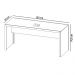 Kit 02 Mesas Para Escritório E Home Office Bay 163 Cm T01 Rústico - Lyam Decor