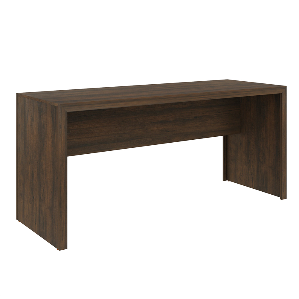 Kit 02 Mesas Para Escritório E Home Office Bay 163 Cm T01 Rústico - Lyam Decor