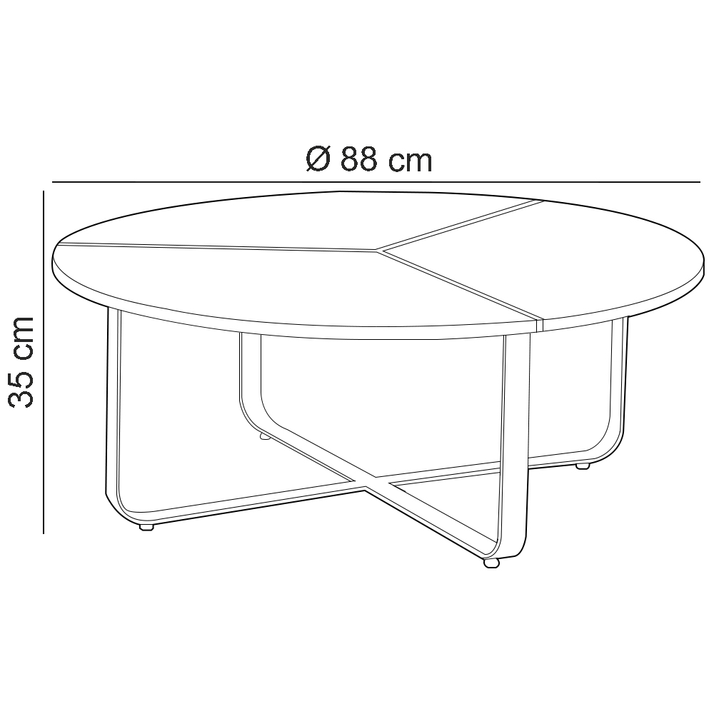 Kit 02 Mesas de Centro Para Sala de Estar Living Industrial Amin L06 Couro Verde - Lyam Decor