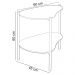 Kit 02 Mesas de Centro Para Sala e Mesa Lateral Orgânica Industrial Hagar D03 Freijó - Lyam Decor